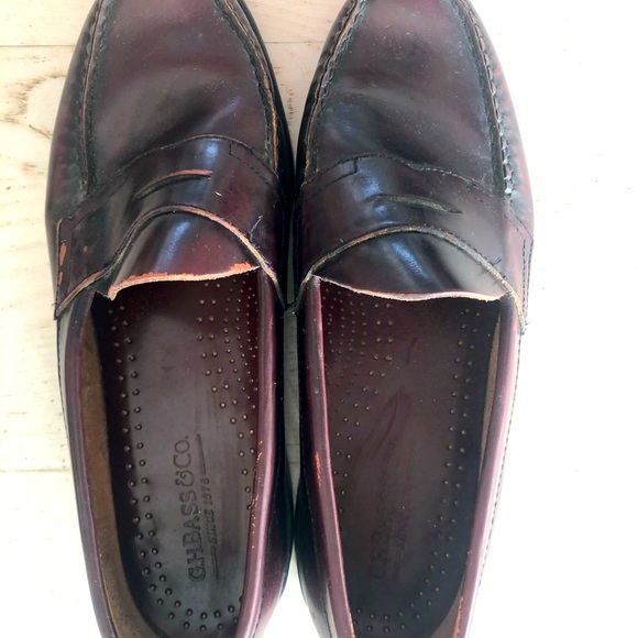 BASS WEEJUNS-CORDOVAN 9.5D